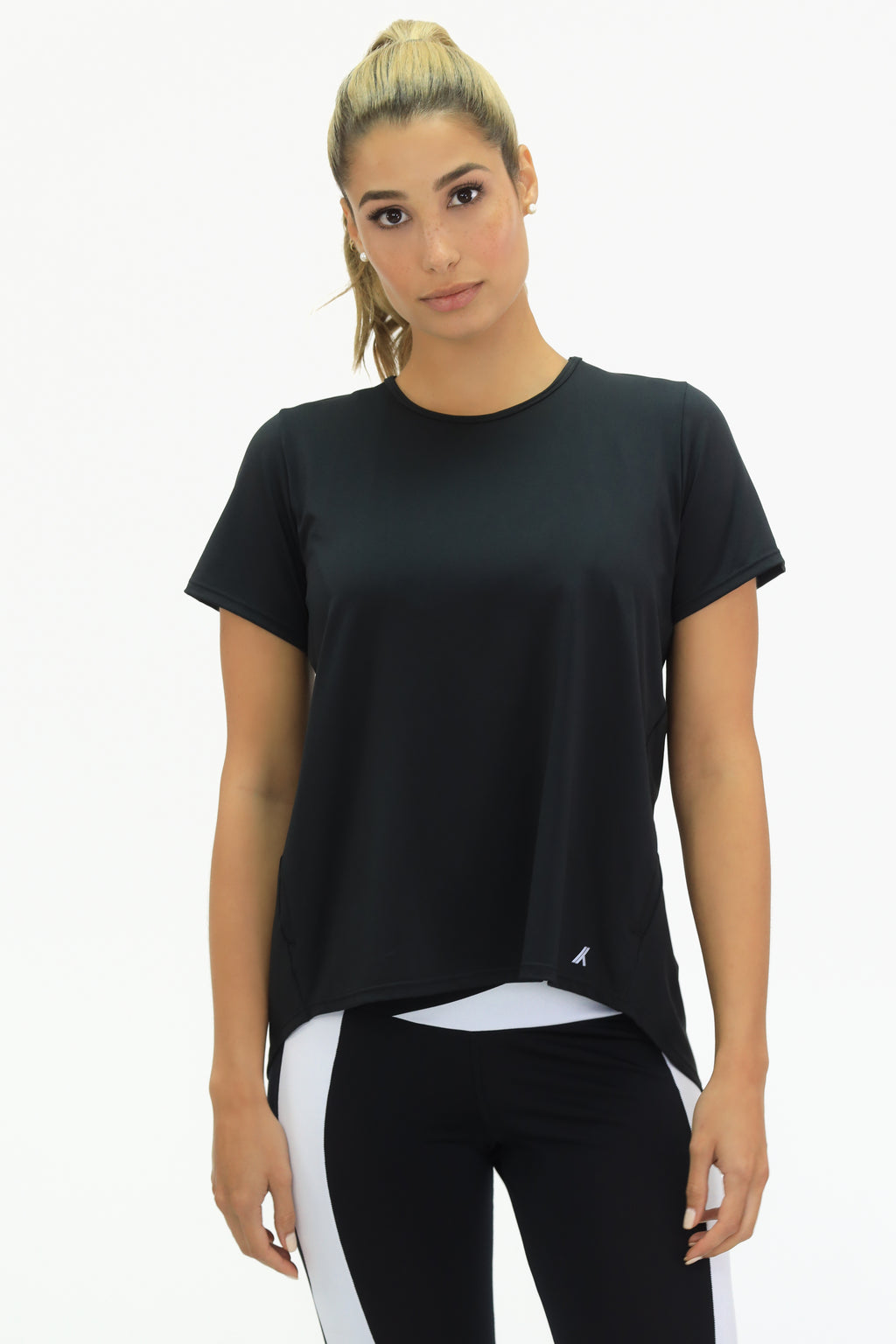 Open Back Short Sleeve Top Activewear