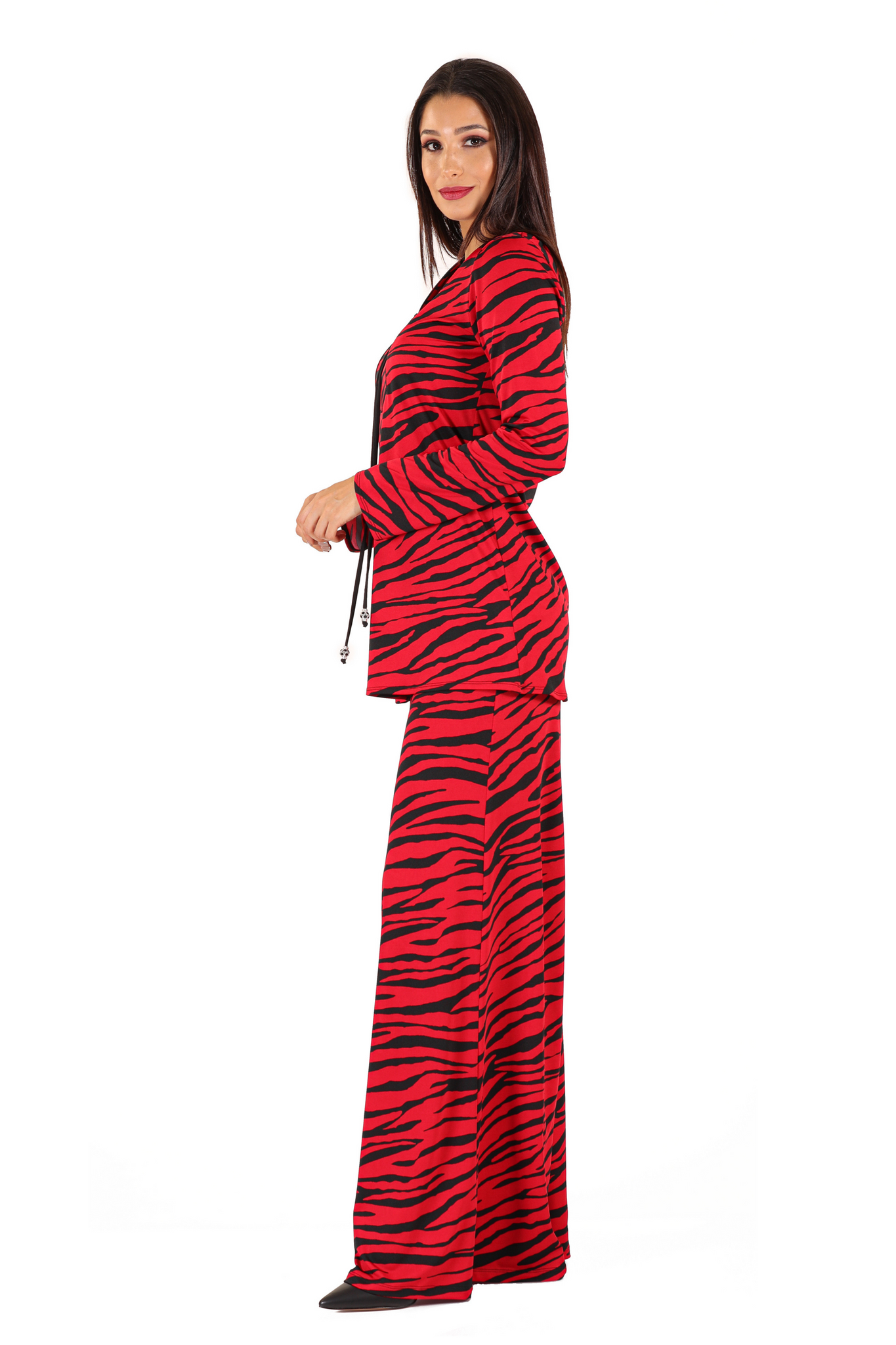 Red Zebra Tunic